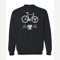 Infinity MPG Bike — Crewneck Sweatshirt / Black