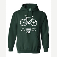 Infinity MPG Bike — Hoodie / Forest Green