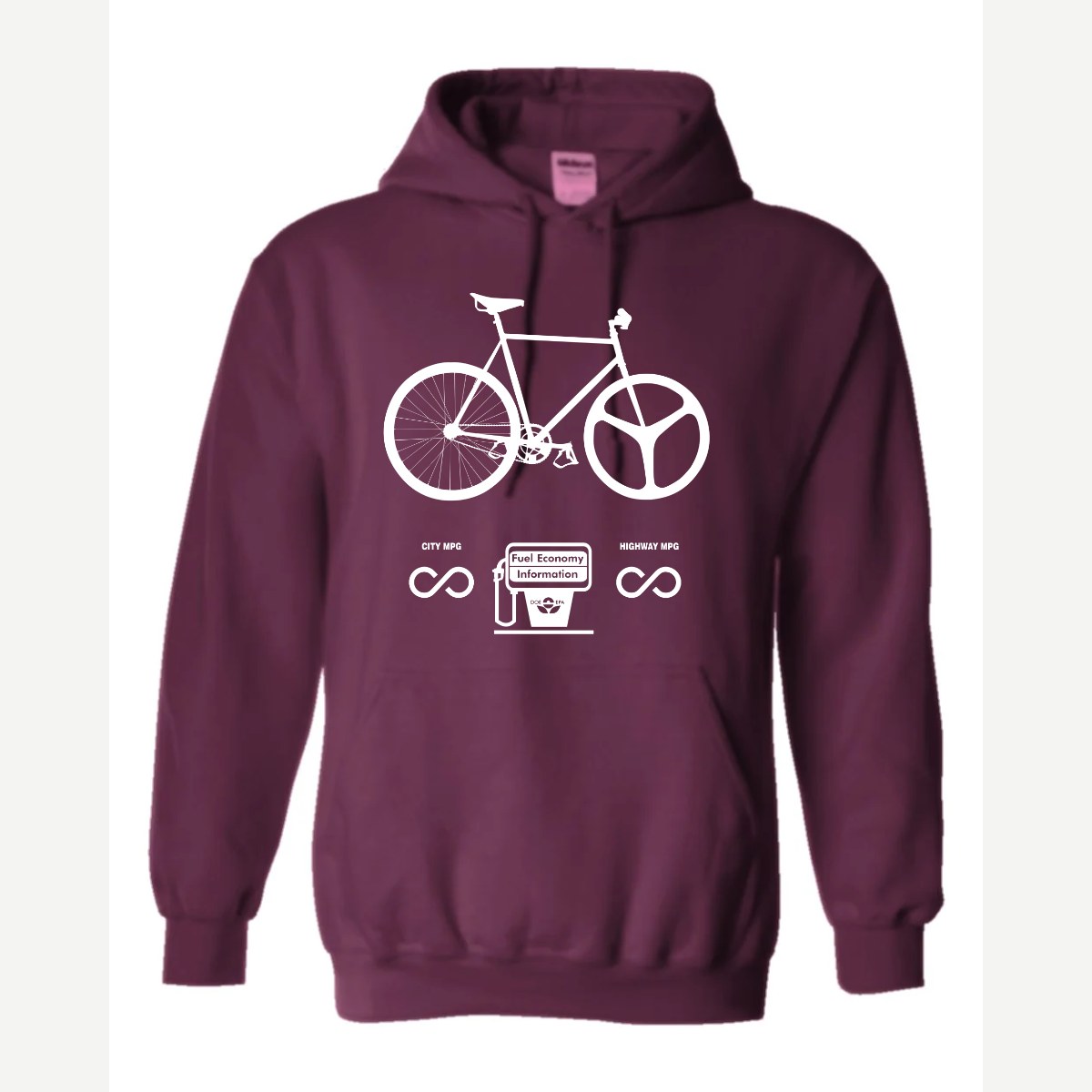Infinity MPG Bike — Hoodie / Maroon