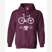 Infinity MPG Bike — Hoodie / Maroon