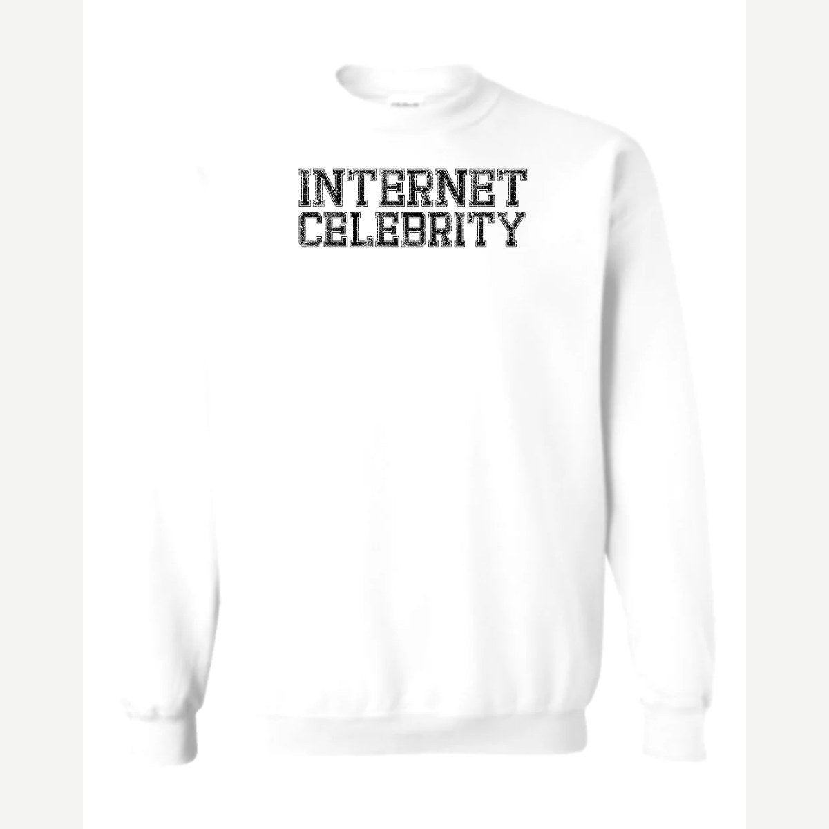 Internet Celeb — Crewneck Sweatshirt / White