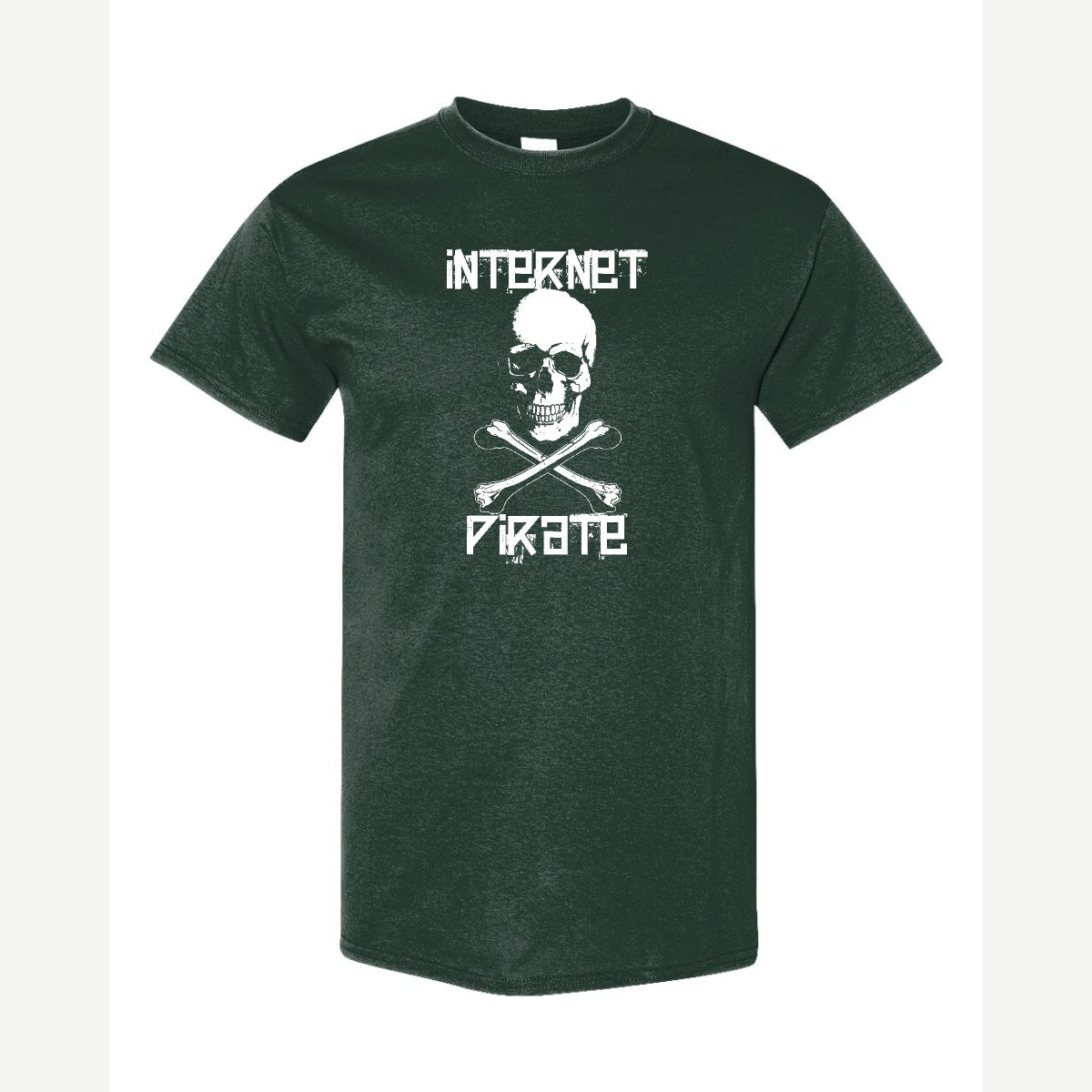 Internet Pirate — Classic Tee / Forest Green