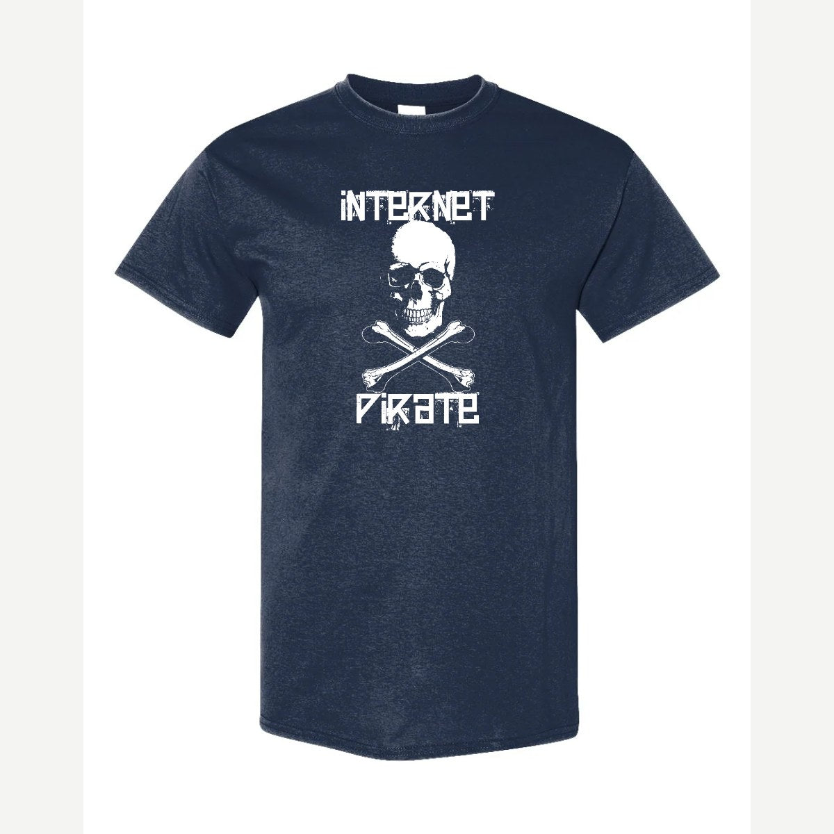Internet Pirate — Classic Tee / Navy