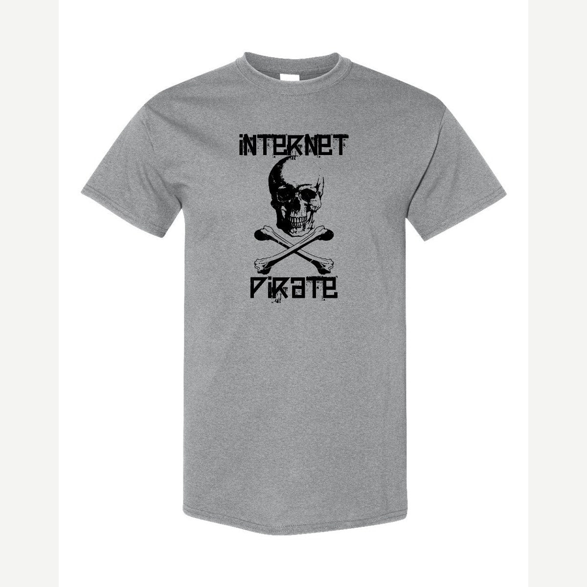 Internet Pirate — Classic Tee / Sport Grey