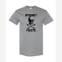 Internet Pirate — Classic Tee / Sport Grey