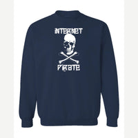 Internet Pirate — Crewneck Sweatshirt / Navy