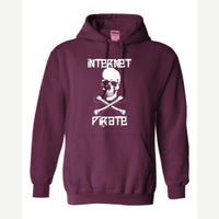 Internet Pirate — Hoodie / Maroon