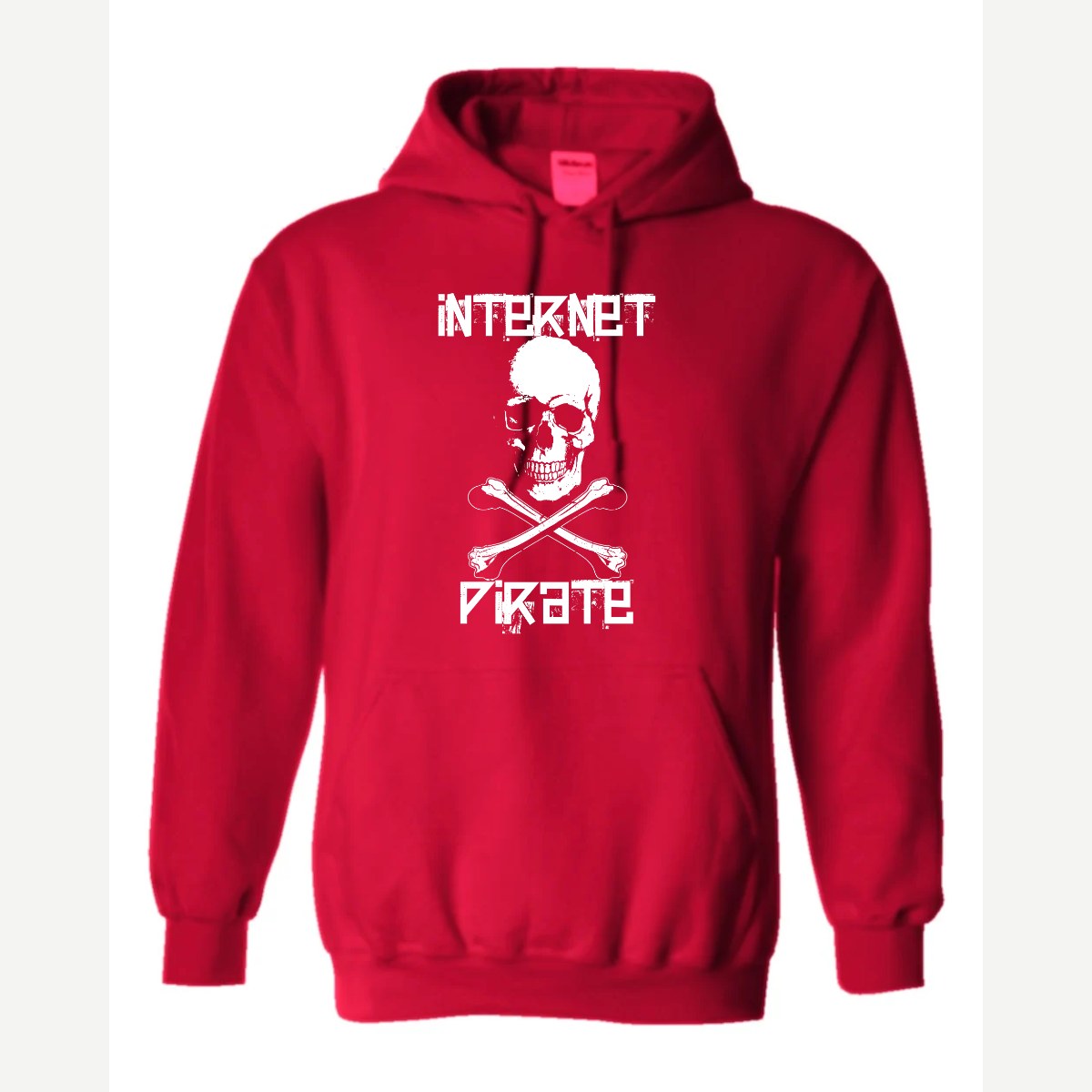 Internet Pirate — Hoodie / Red
