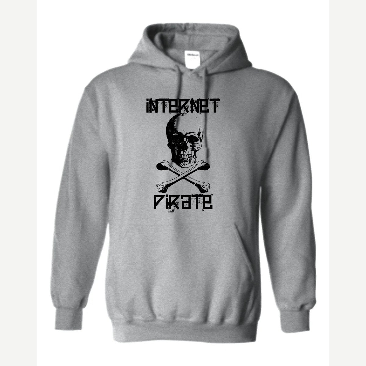 Internet Pirate — Hoodie / Sport Grey