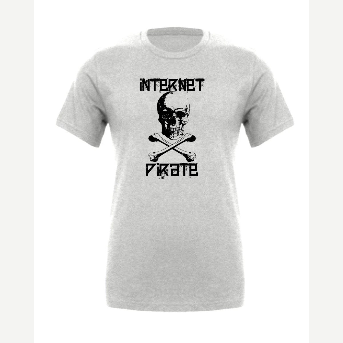 Internet Pirate — Premium Tee / Athletic Heather