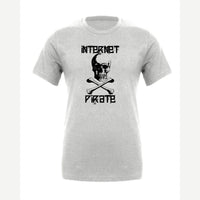 Internet Pirate — Premium Tee / Athletic Heather