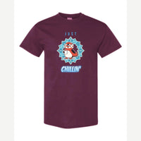 Just Chillin' (Penguin) — Classic Tee / Maroon