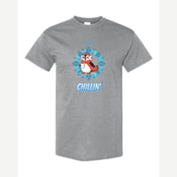Just Chillin' (Penguin) — Classic Tee / Sport Grey