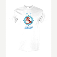 Just Chillin' (Penguin) — Classic Tee / White