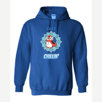 Just Chillin' (Penguin) — Hoodie / Royal