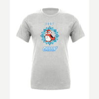 Just Chillin' (Penguin) — Premium Tee / Athletic Heather