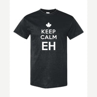 Keep Calm Eh — Classic Tee / Black