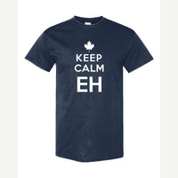 Keep Calm Eh — Classic Tee / Navy