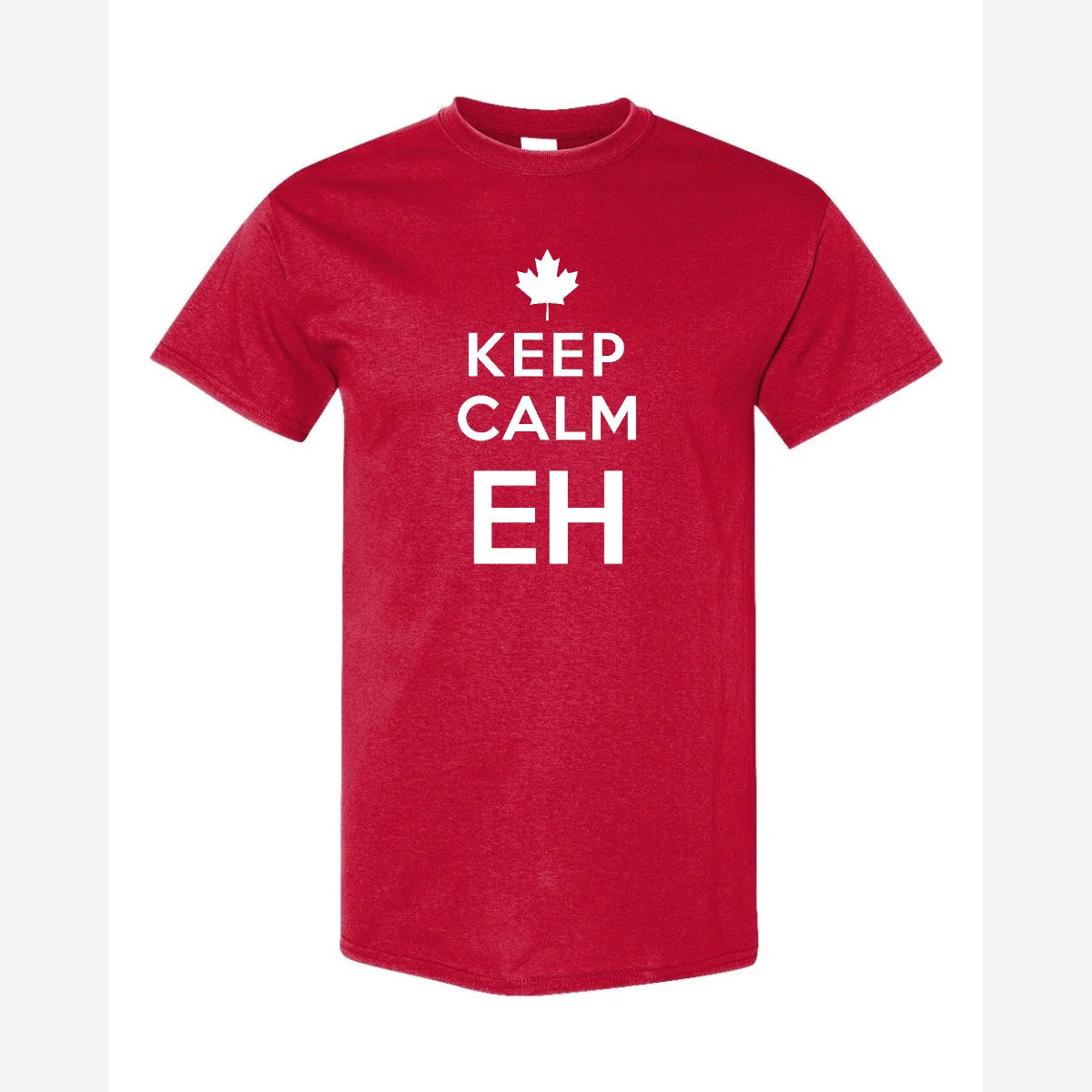 Keep Calm Eh — Classic Tee / Red