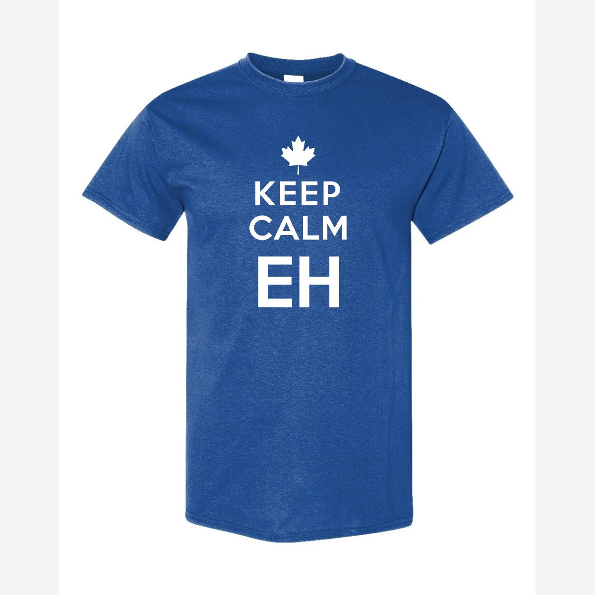 Keep Calm Eh — Classic Tee / Royal