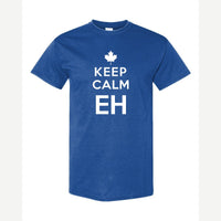 Keep Calm Eh — Classic Tee / Royal