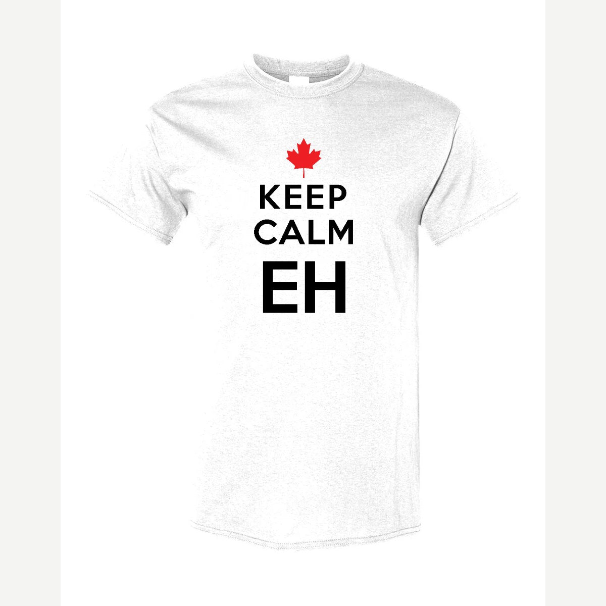Keep Calm Eh — Classic Tee / White