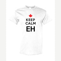 Keep Calm Eh — Classic Tee / White