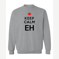 Keep Calm Eh — Crewneck Sweatshirt / Sport Grey