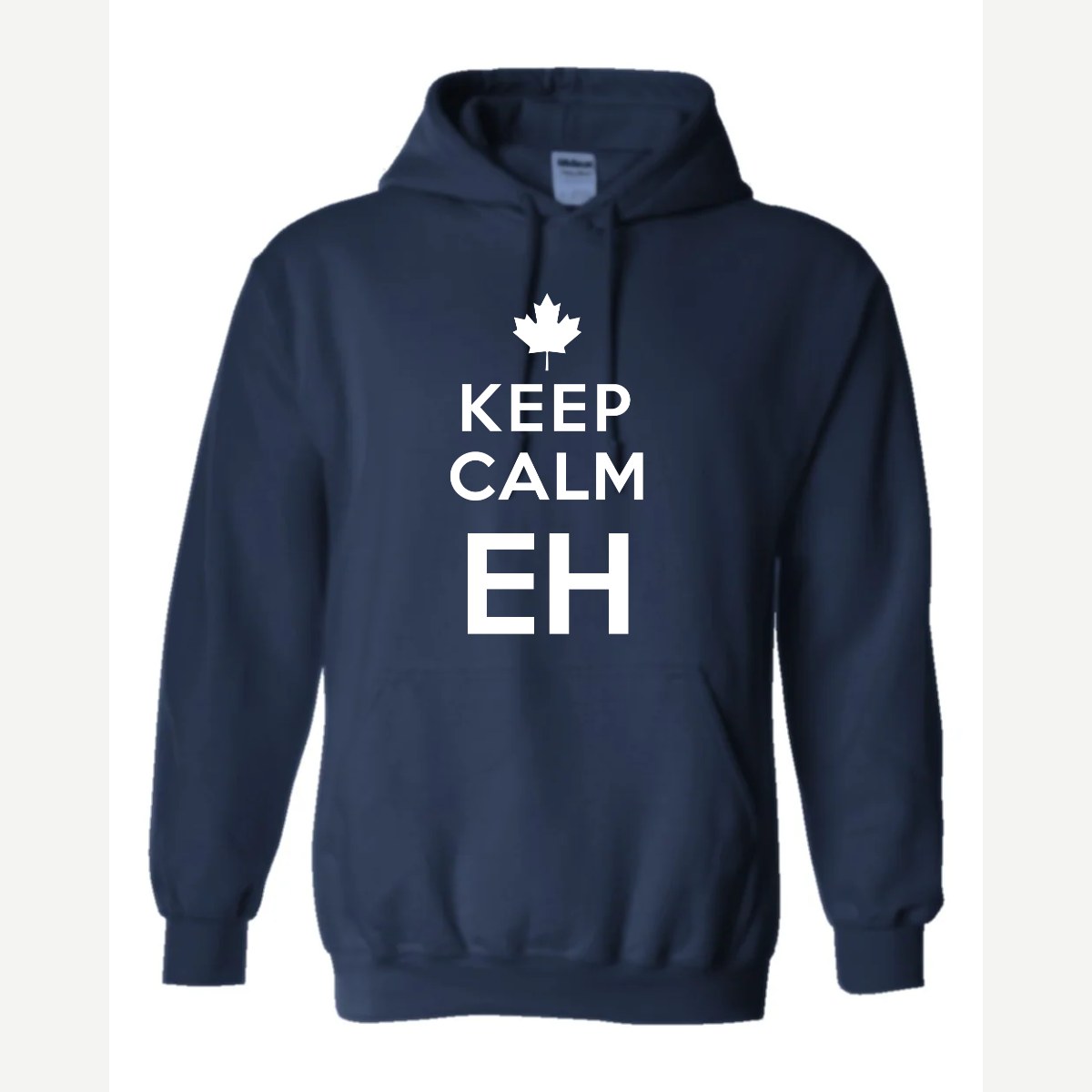 Keep Calm Eh — Hoodie / Navy