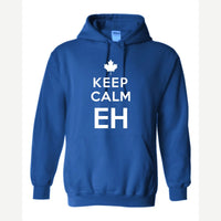 Keep Calm Eh — Hoodie / Royal