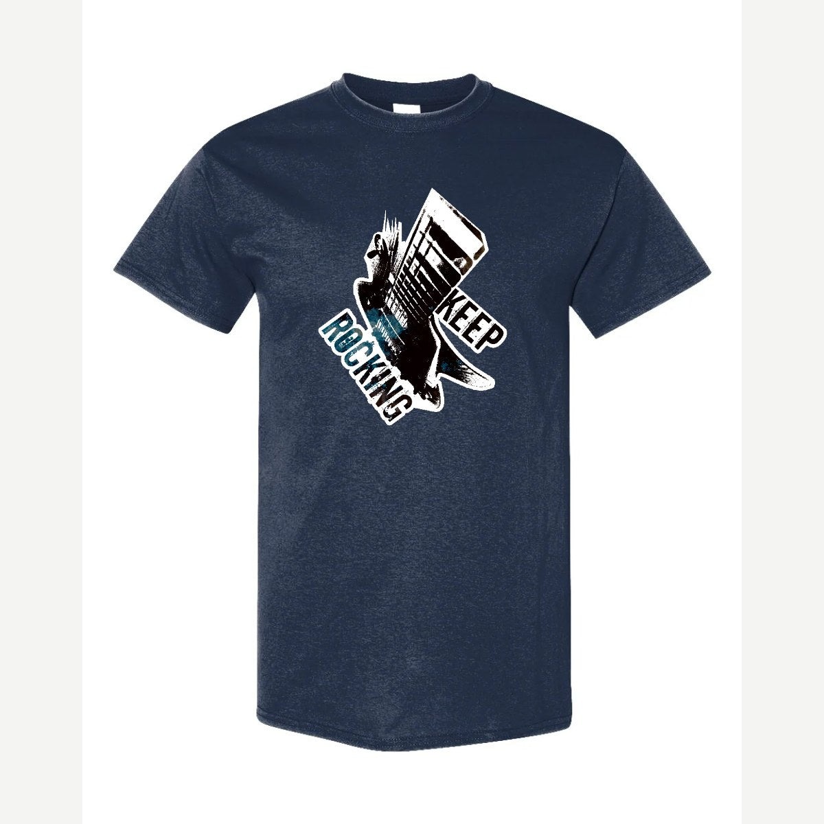 Keep Rocking — Classic Tee / Navy