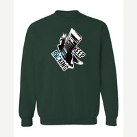 Keep Rocking — Crewneck Sweatshirt / Forest Green