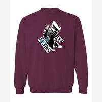 Keep Rocking — Crewneck Sweatshirt / Maroon
