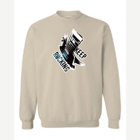 Keep Rocking — Crewneck Sweatshirt / Sand