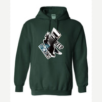 Keep Rocking — Hoodie / Forest Green