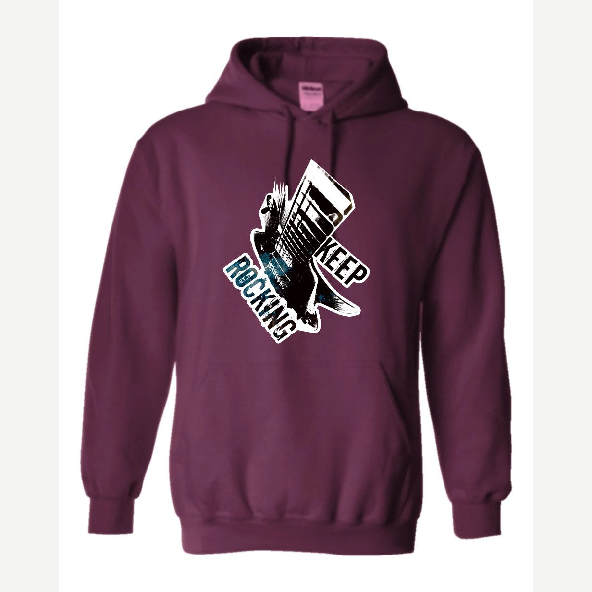 Keep Rocking — Hoodie / Maroon