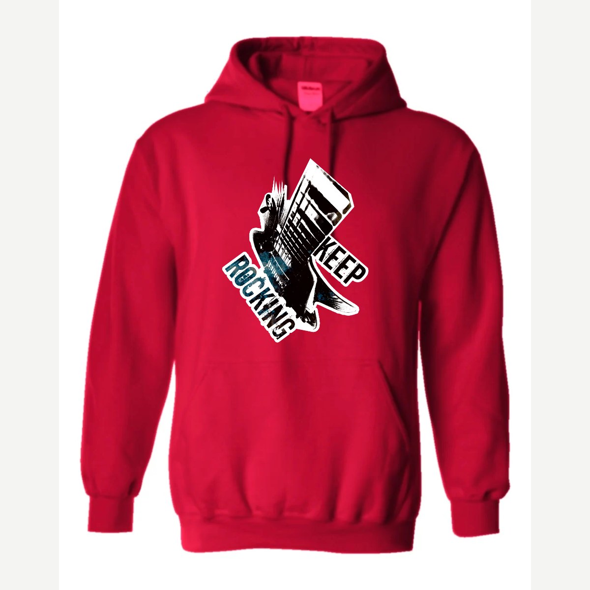 Keep Rocking — Hoodie / Red