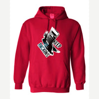 Keep Rocking — Hoodie / Red