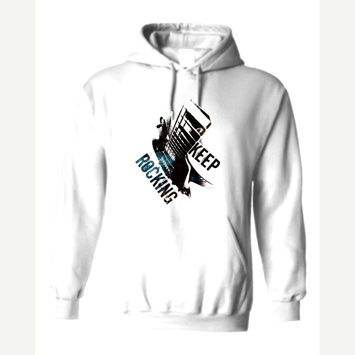 Keep Rocking — Hoodie / White