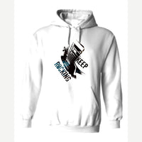 Keep Rocking — Hoodie / White
