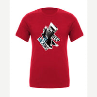 Keep Rocking — Premium Tee / Red