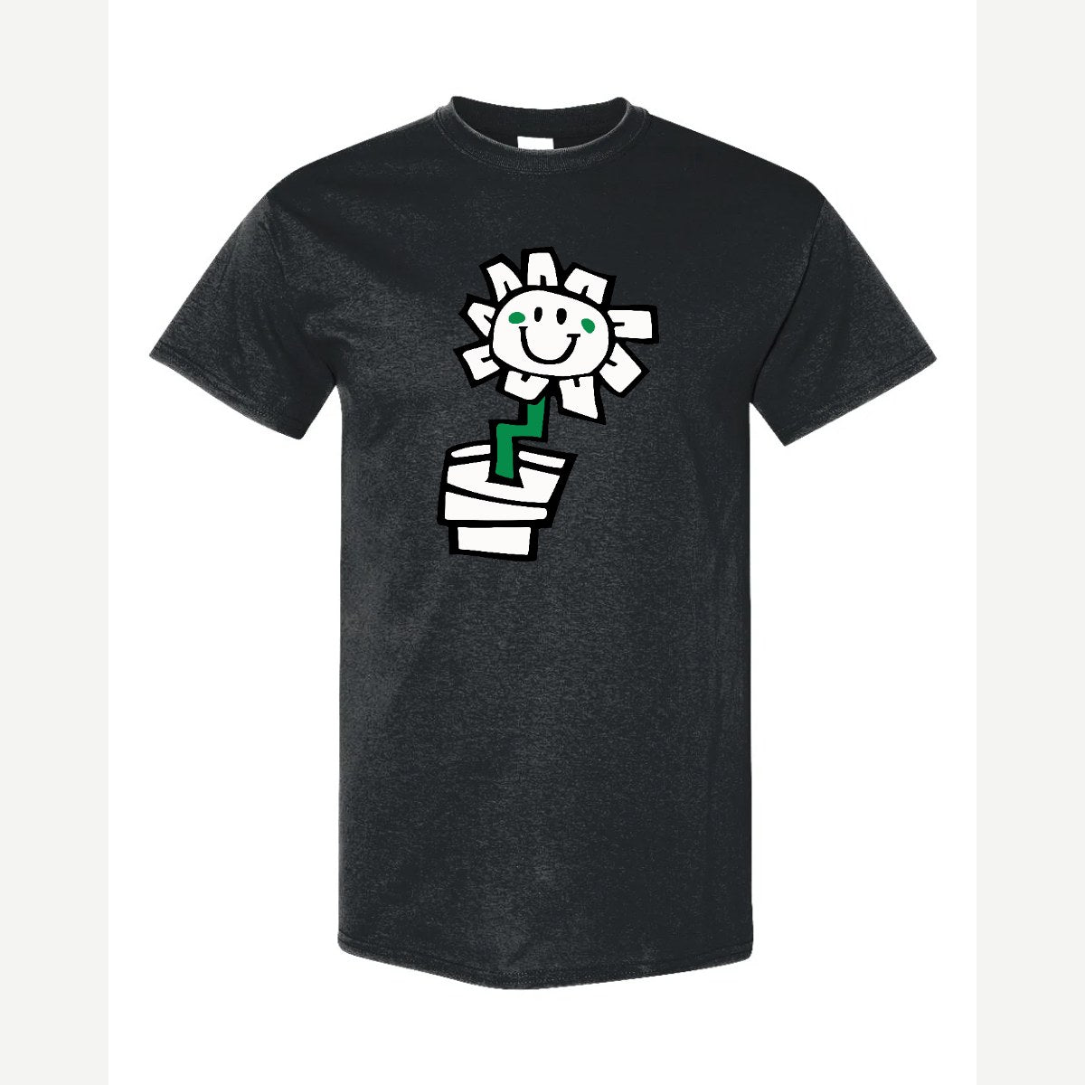 Kurplunk Flower — Classic Tee / Black