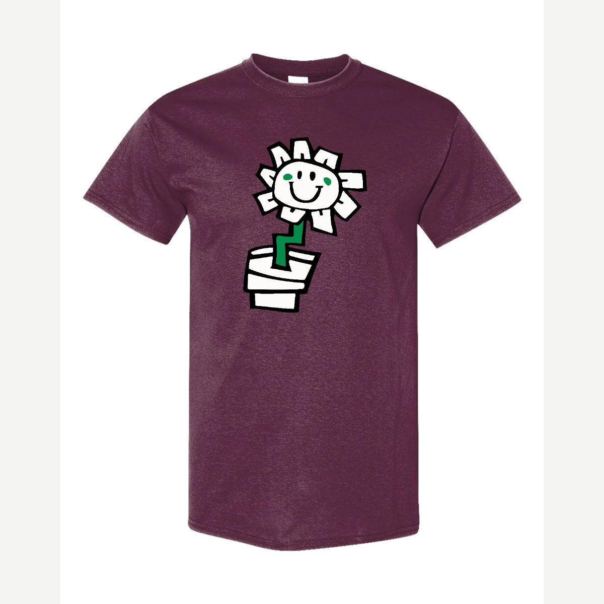 Kurplunk Flower — Classic Tee / Maroon
