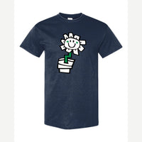 Kurplunk Flower — Classic Tee / Navy