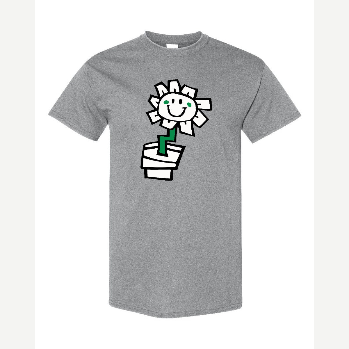 Kurplunk Flower — Classic Tee / Sport Grey