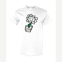 Kurplunk Flower — Classic Tee / White