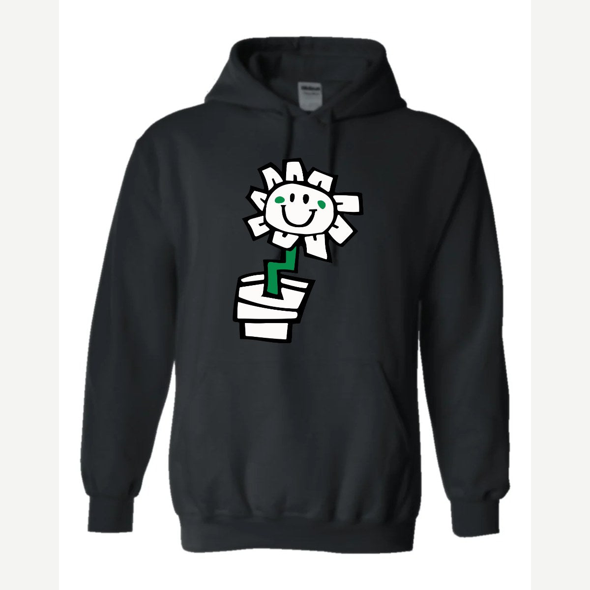 Kurplunk Flower — Hoodie / Black
