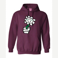 Kurplunk Flower — Hoodie / Maroon