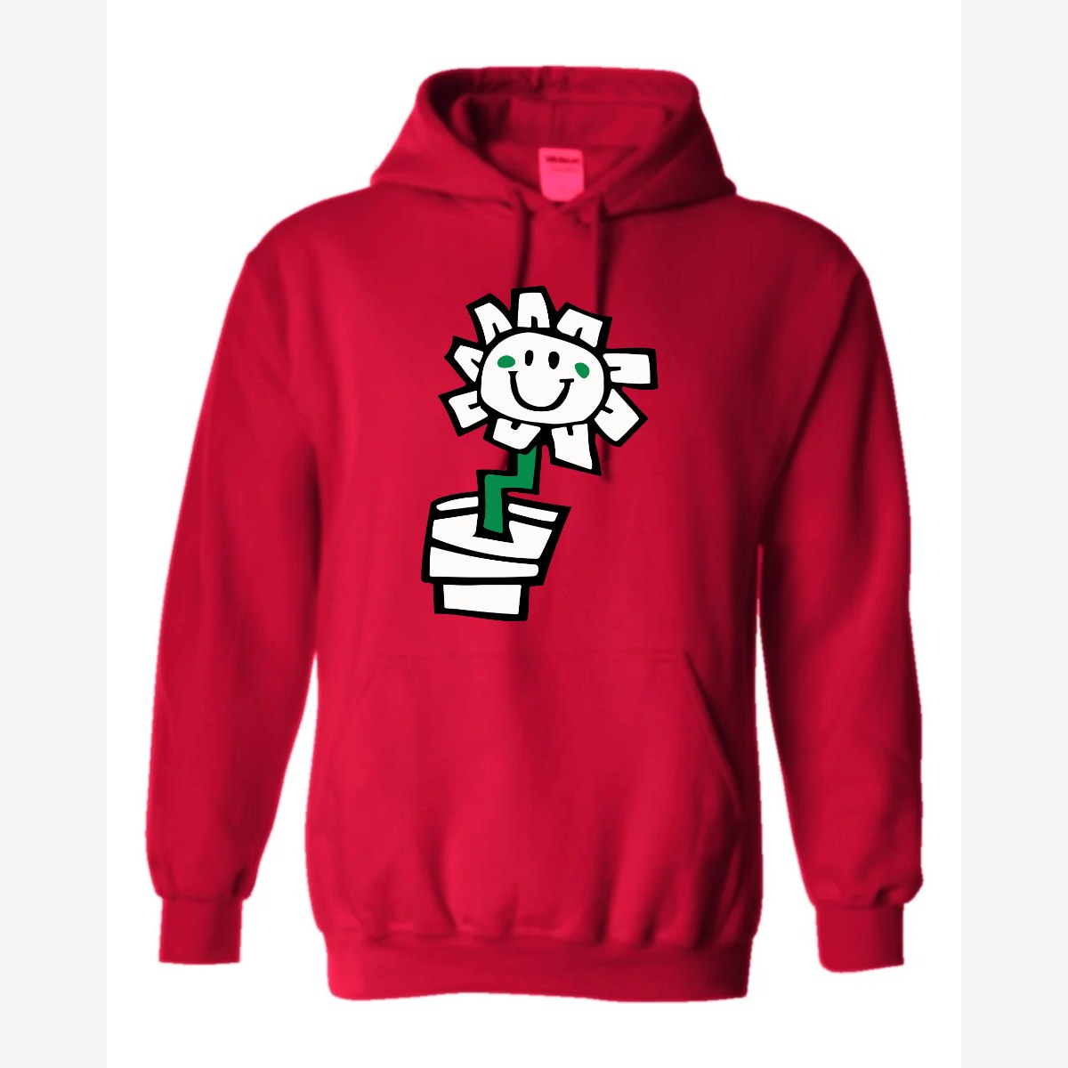 Kurplunk Flower — Hoodie / Red