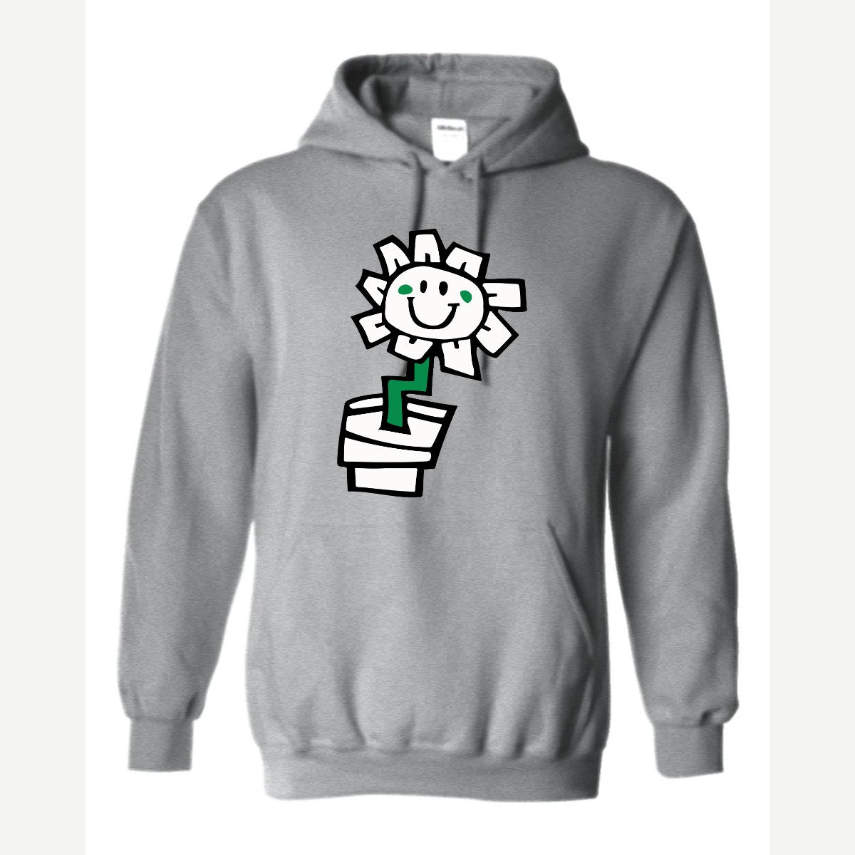 Kurplunk Flower — Hoodie / Sport Grey